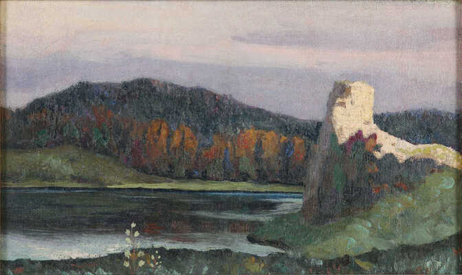 Нестеров Михаил Васильевич. Утёс над рекой